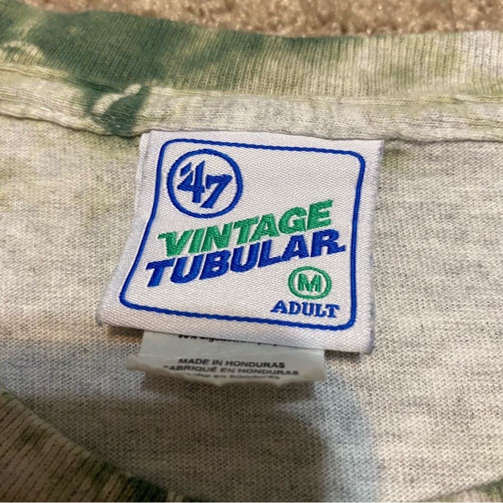 {Vintage Tubular} Washu Tie Dye Cropped Graphic Tee ~ Size Medium - Picture 3 of 14